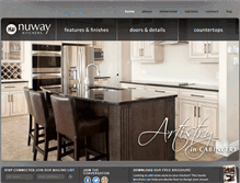 Tablet Screenshot of nuwaykitchens.com